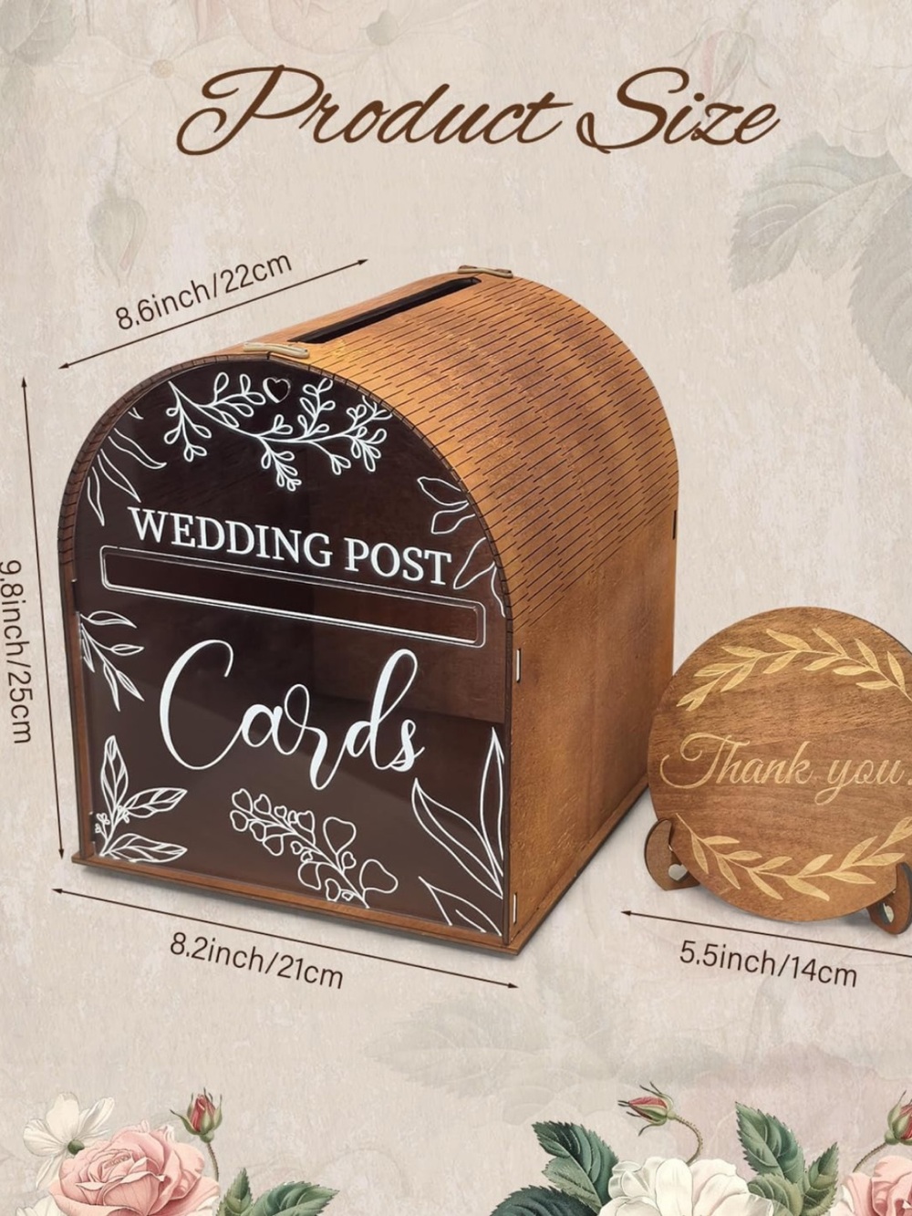 DIY Wooden mailbox gift card box